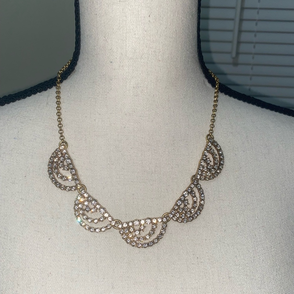 J. Crew Gold Statement Necklace